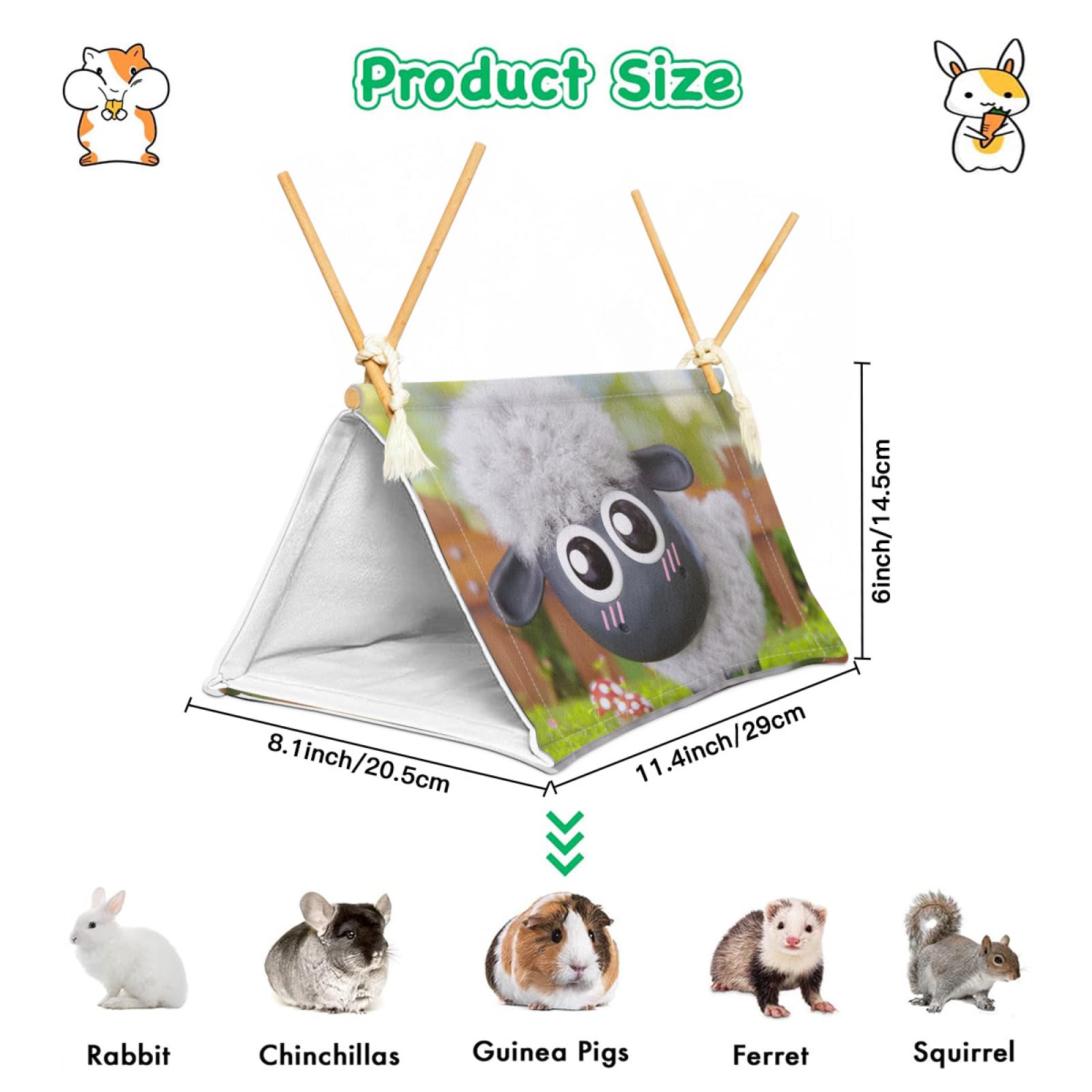 Amazon | ペット テント ひつじ ショーン ペット屋 猫小屋 犬小屋
